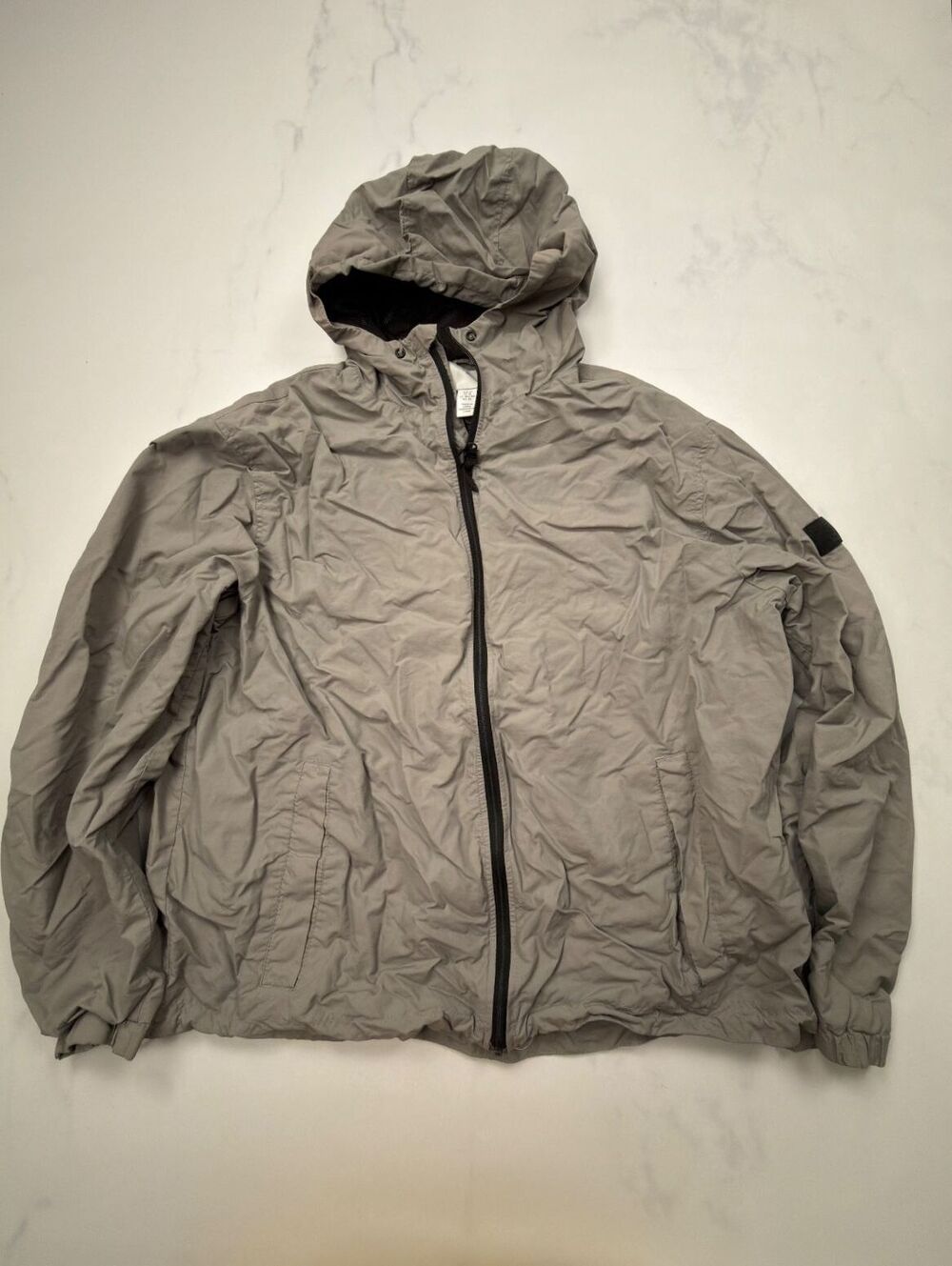 H&M Lightweight Jacket Gray 2010s Minimalist Streetwear - Mens XL